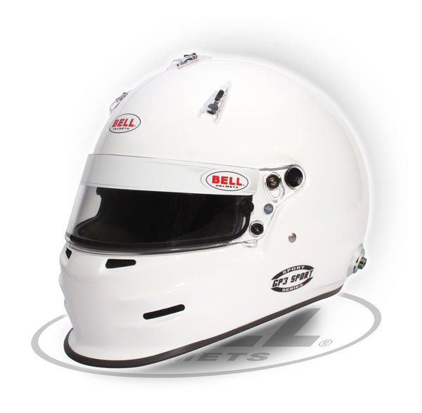 BELL HELMET GP3 SPORT WHITE (HANS) FIA8859/SA2020