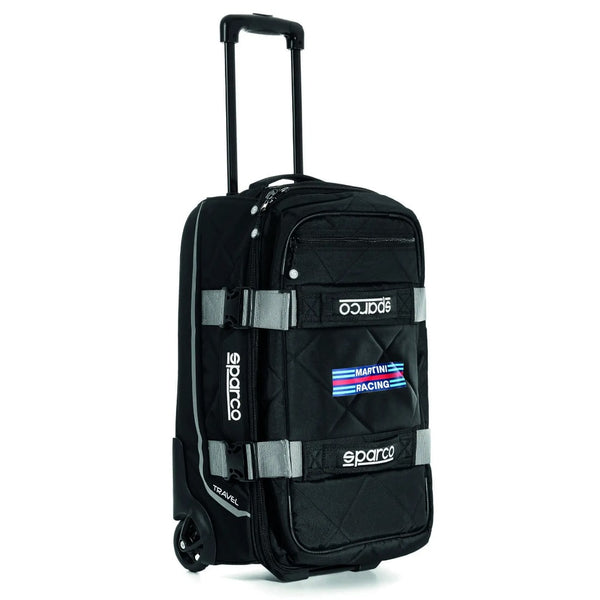 SPARCO TRAVEL BAG MARTINI RACING (BLACK SILVER)